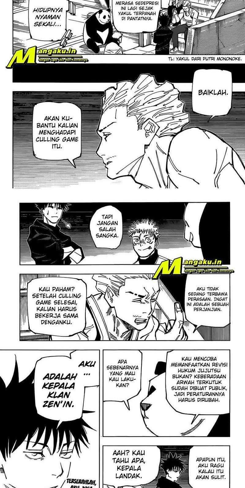Manga Jujutsu Kaisen Chapter 158 gambar 2