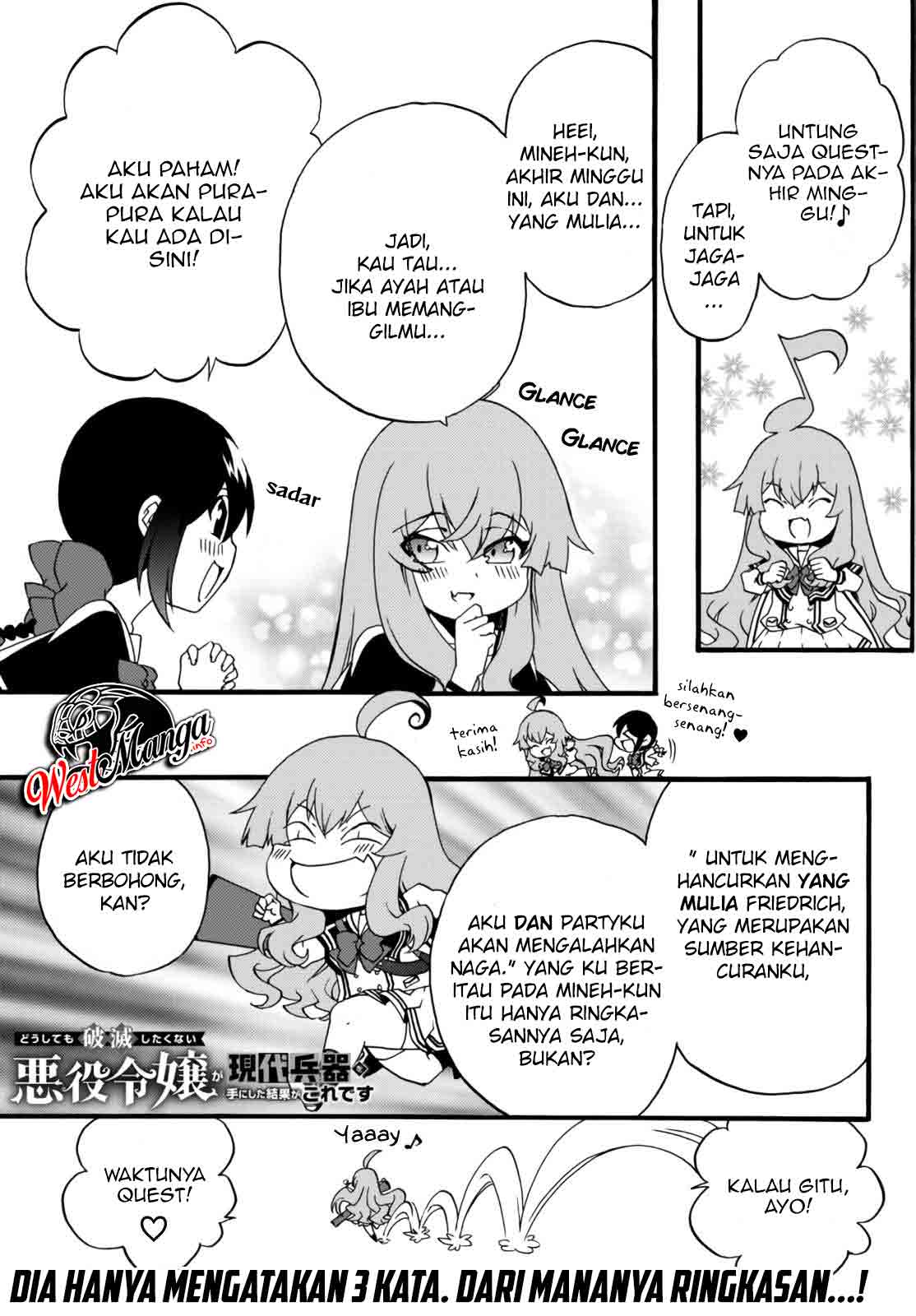 Manga The Villainess Will Crush Her Destruction End Through Modern Firepower Chapter 55 gambar 2