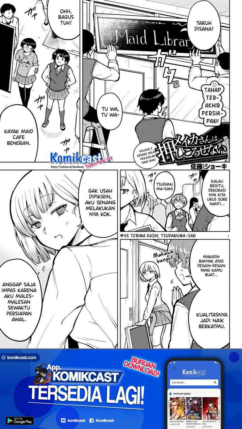Manga Meika-san Can’t Conceal Her Emotions Chapter 45 gambar 2