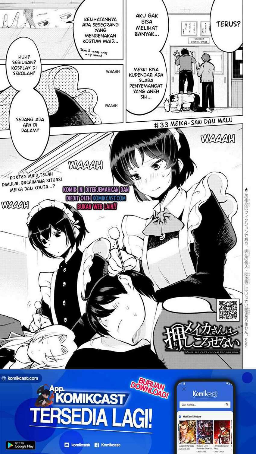 Manga Meika-san Can’t Conceal Her Emotions Chapter 33 gambar 2