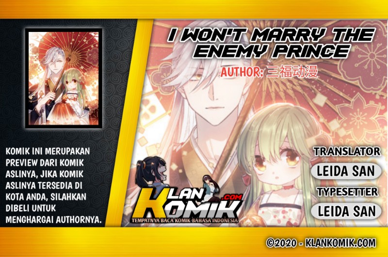 Komik I Won’t Marry The Enemy Prince Chapter 53 gambar 1