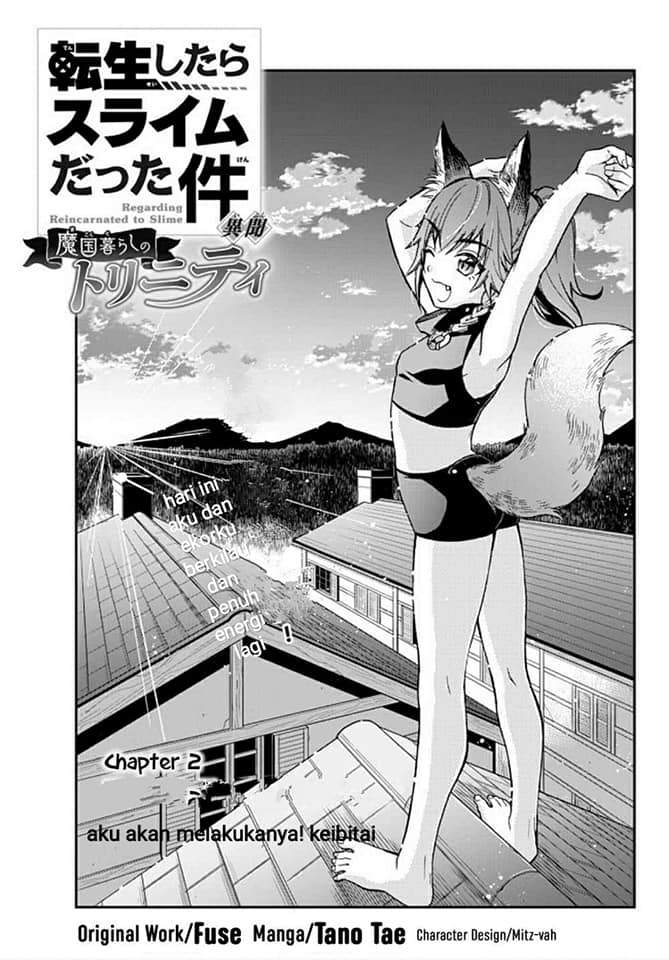 Manga Tensei Shitara Slime Datta Ken Ibun: Makoku Gurashi no Trinity Chapter 2 gambar 2