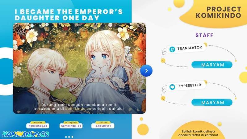 Komik I Became The Emperor’s Daughter One Day Chapter 51 gambar 1