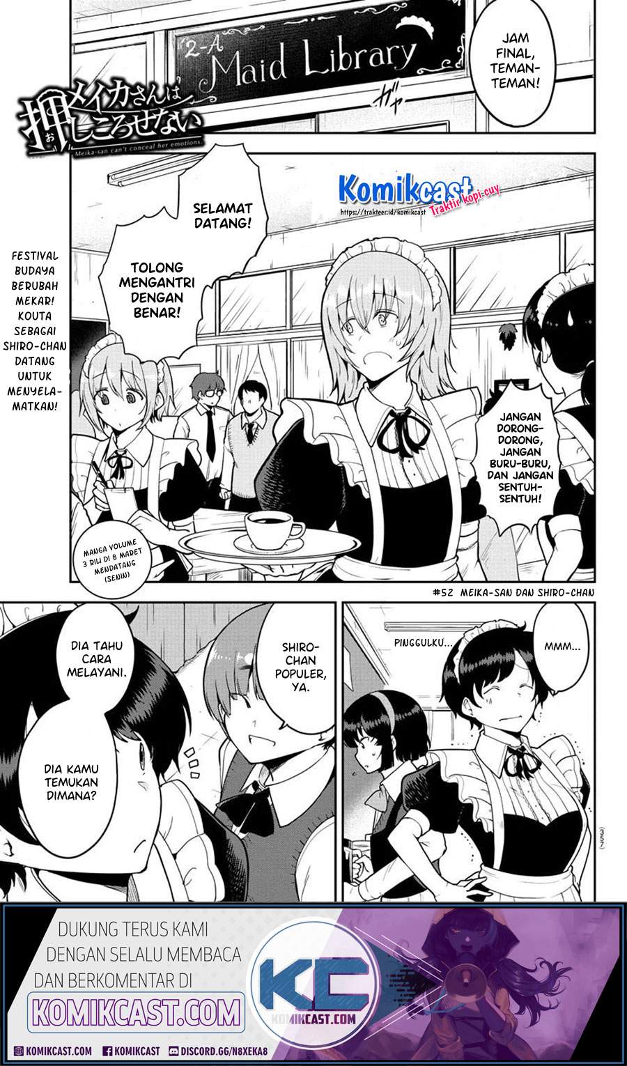 Manga Meika-san Can’t Conceal Her Emotions Chapter 52 gambar 2