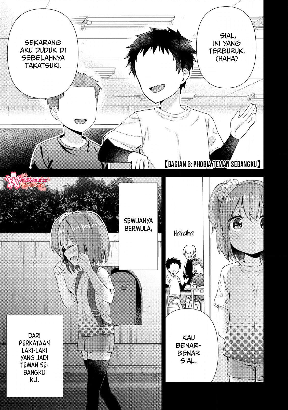 Manga The Cute Girl Sitting Next to Me Is Trying to Make Me Fall in Love With Her as a Way to Ridicule Me, but the Tables Were Turned on Her Before She Knew It Chapter 2 gambar 2