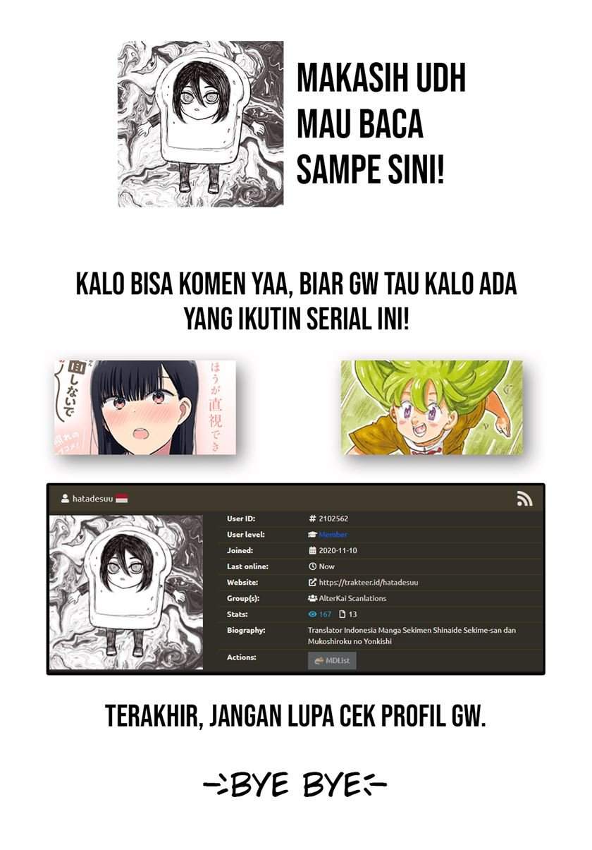 Sekimen Shinaide Sekime-san (Serialization) Chapter 10 Gambar 13