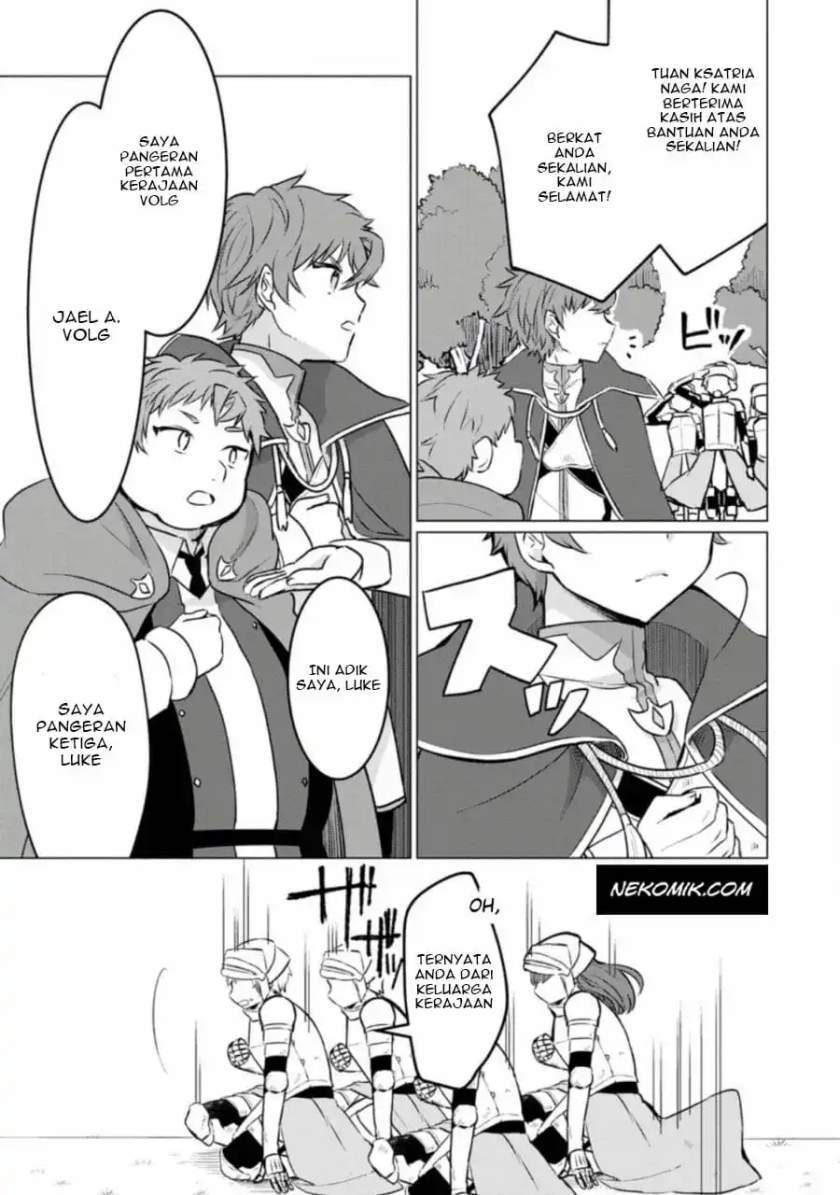 Tensei Saki ga Zannen Ouji Datta Ken: Ima wa Fukkin 1-kai mo Dekinai kedo Yasete Isekai Sukuimasu Chapter 3.3 Gambar 9