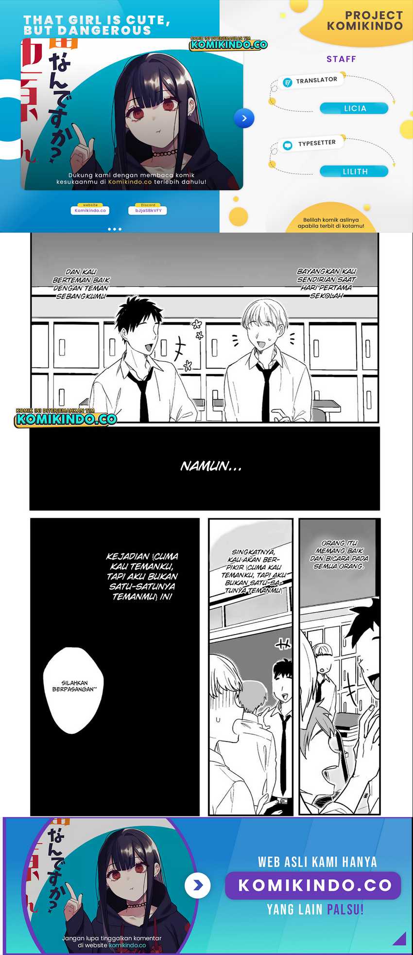Manga That girl is cute… but dangerous? Chapter 09 gambar 2