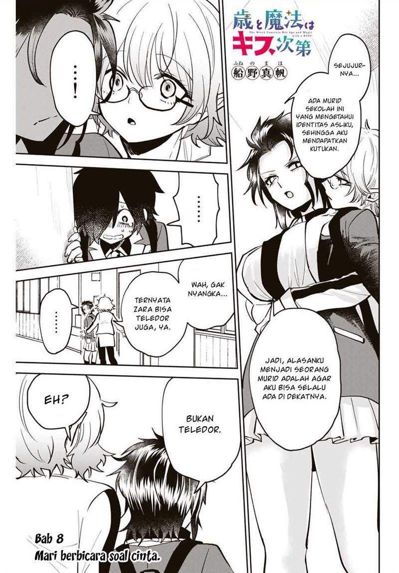 Manga The Witch Controls Her Age and Magic With a Kiss Chapter 8 gambar 2