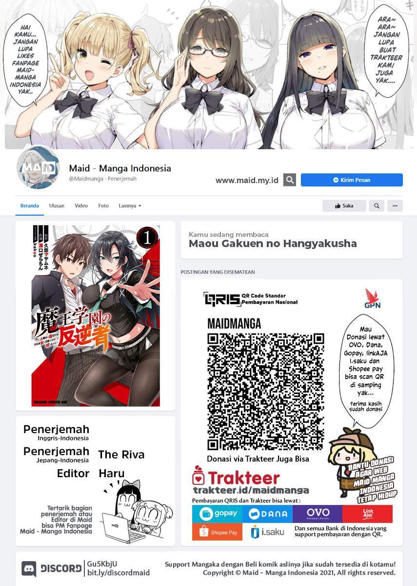 Manga Maou Gakuen no Hangyakusha Chapter 14 gambar 2