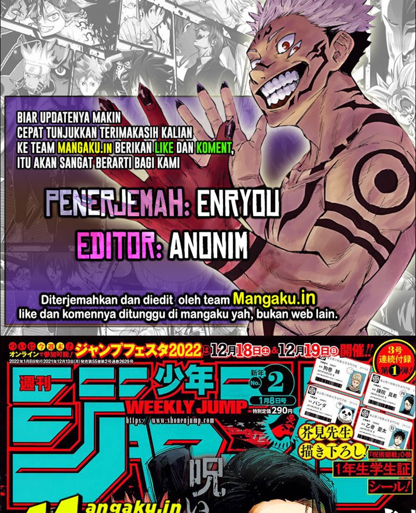 Komik Jujutsu Kaisen Chapter 168 gambar 1