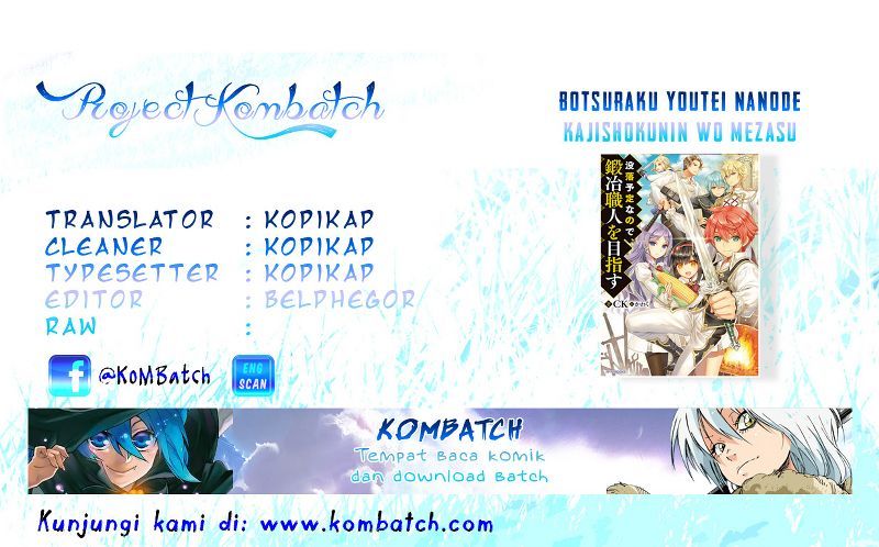 Komik Botsuraku Yotei nano de, Kaji Shokunin wo Mezasu Chapter 08 gambar 1
