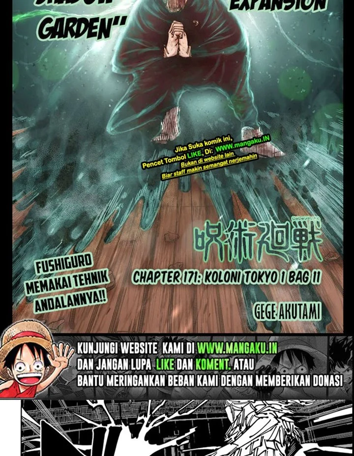 Manga Jujutsu Kaisen Chapter 171 gambar 2