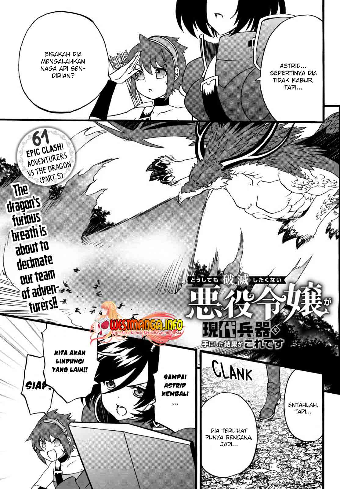 Manga The Villainess Will Crush Her Destruction End Through Modern Firepower Chapter 61 gambar 2