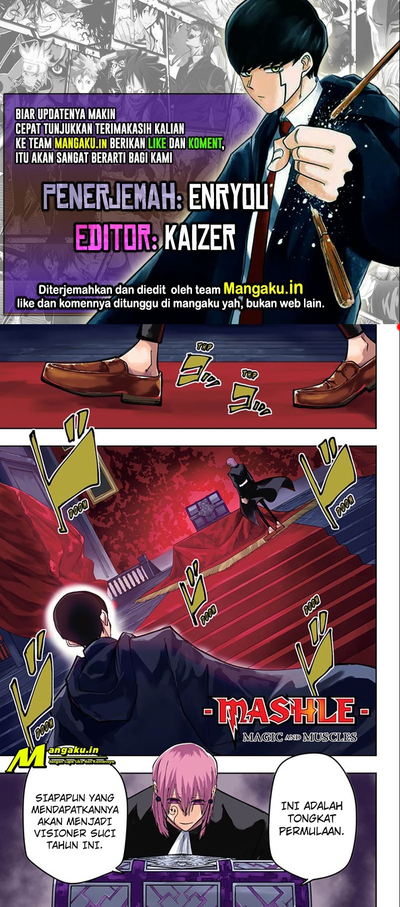 Komik Mashle: Magic and Muscles Chapter 93 gambar 1