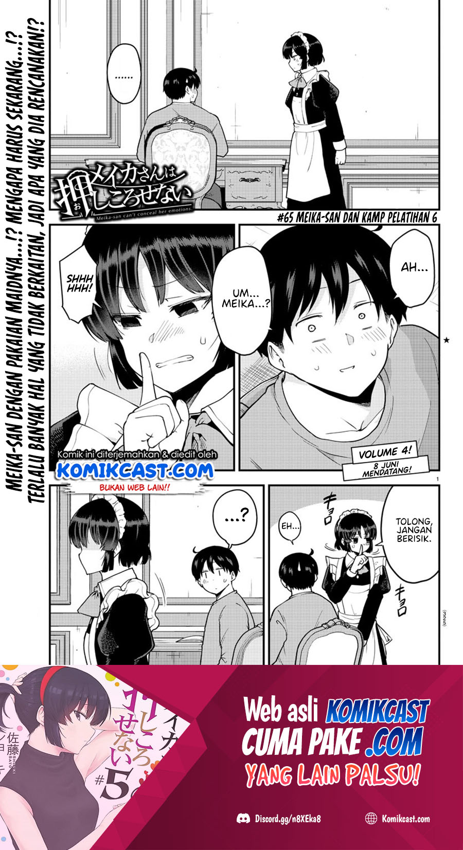 Manga Meika-san Can’t Conceal Her Emotions Chapter 65. gambar 2