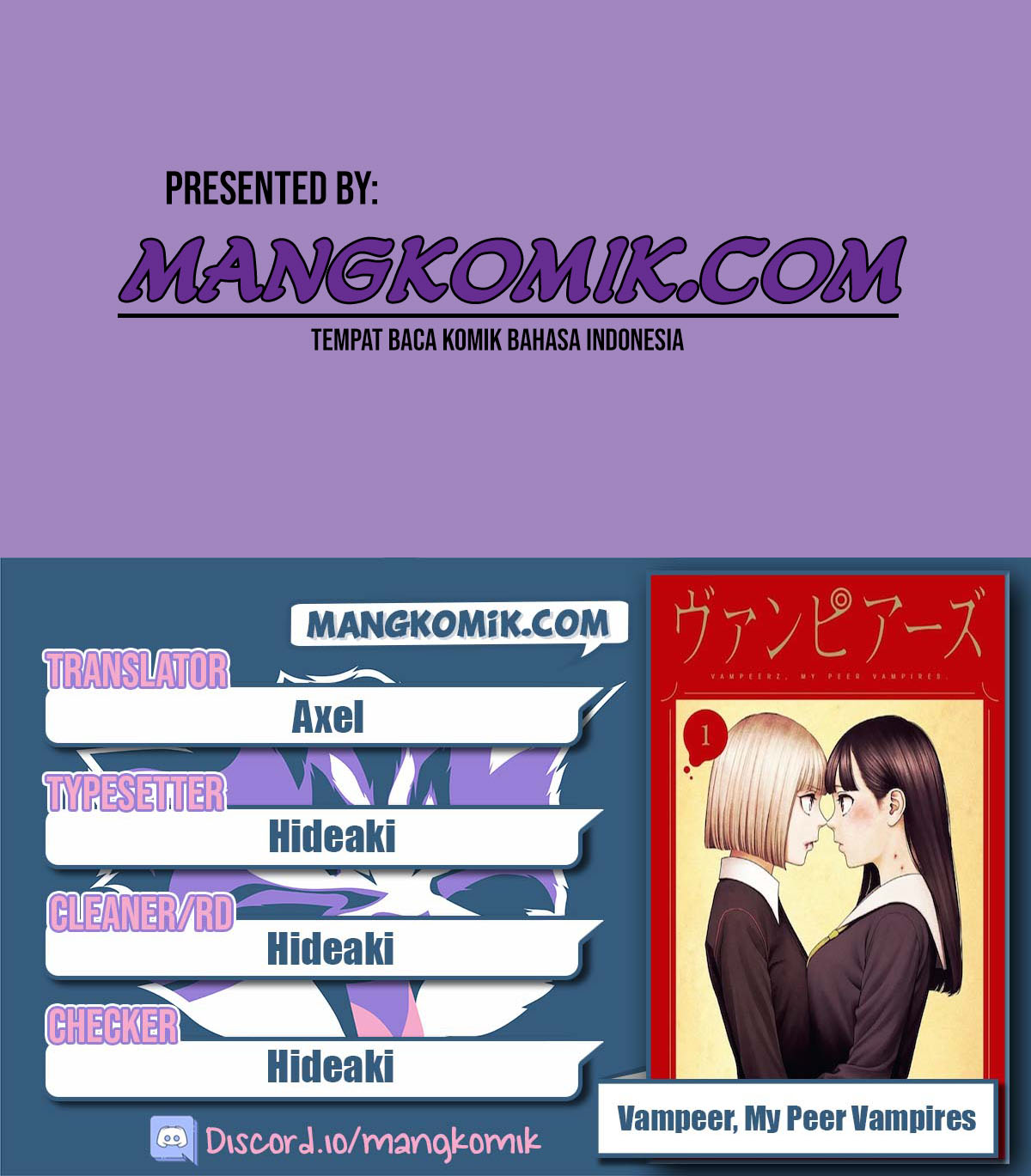Komik Vampeerz, My Peer Vampires Chapter 33 gambar 1