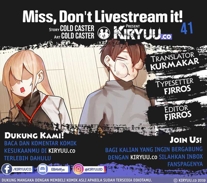 Komik Miss, don’t livestream it! Chapter 41 gambar 1