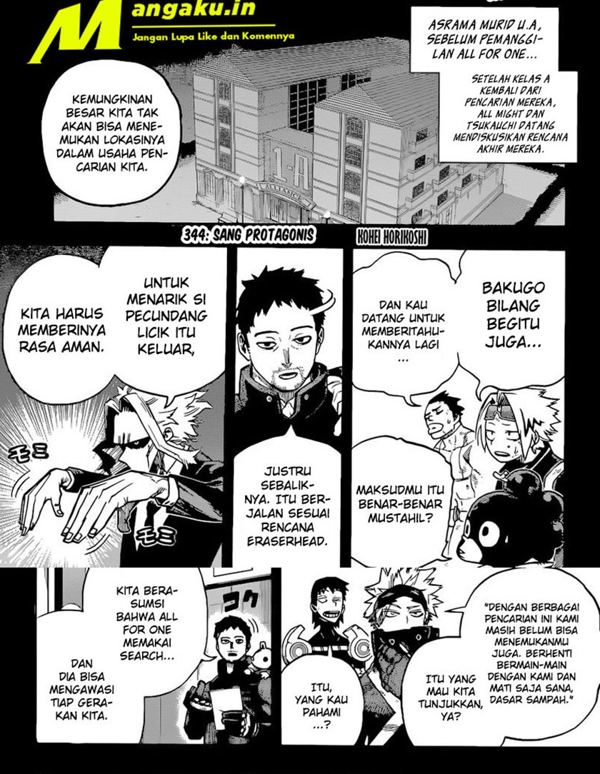 Manga Boku no Hero Academia Chapter 344 gambar 2