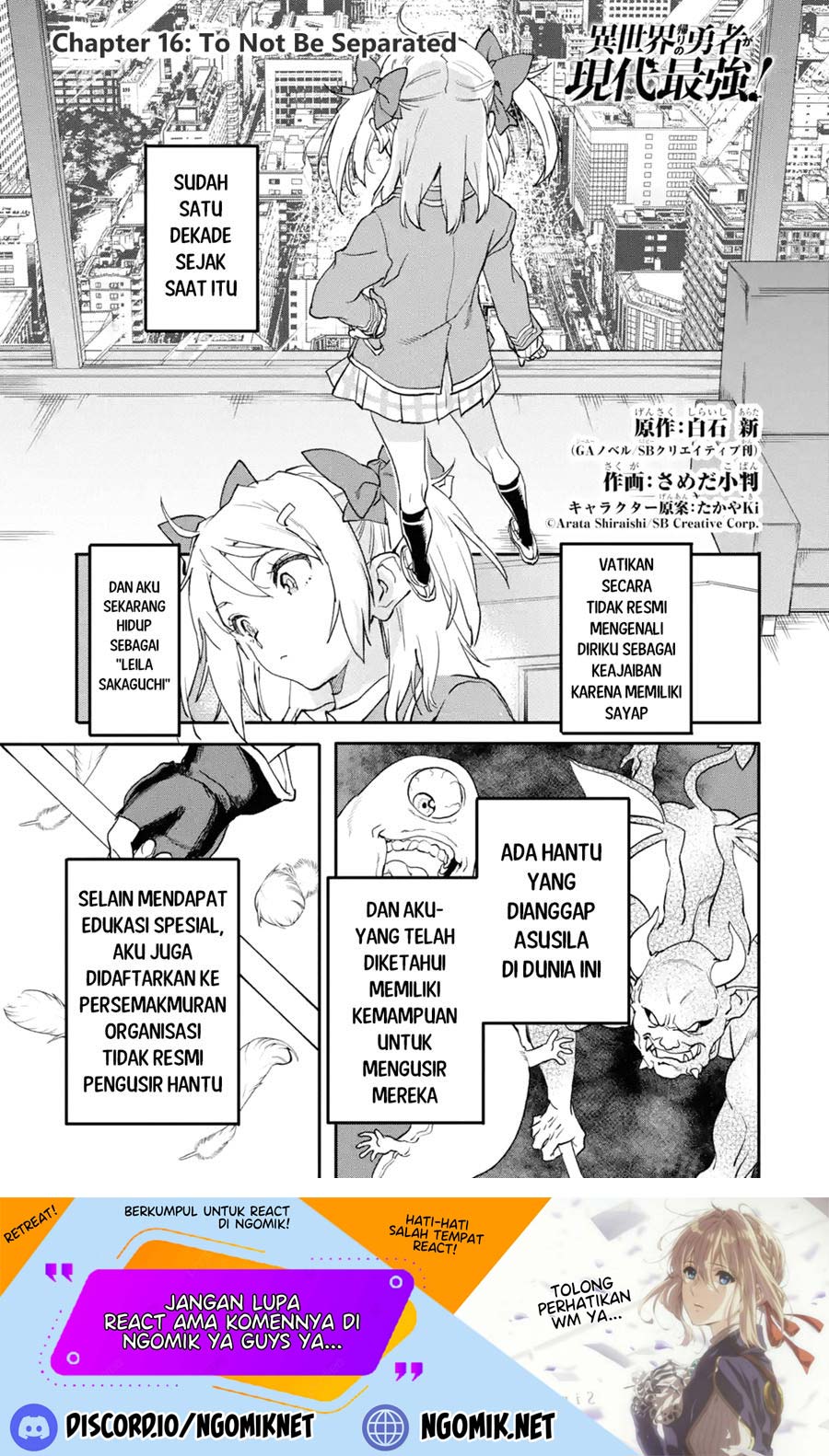Manga The Hero Who Returned Remains the Strongest in the Modern World Chapter 16.1 gambar 2