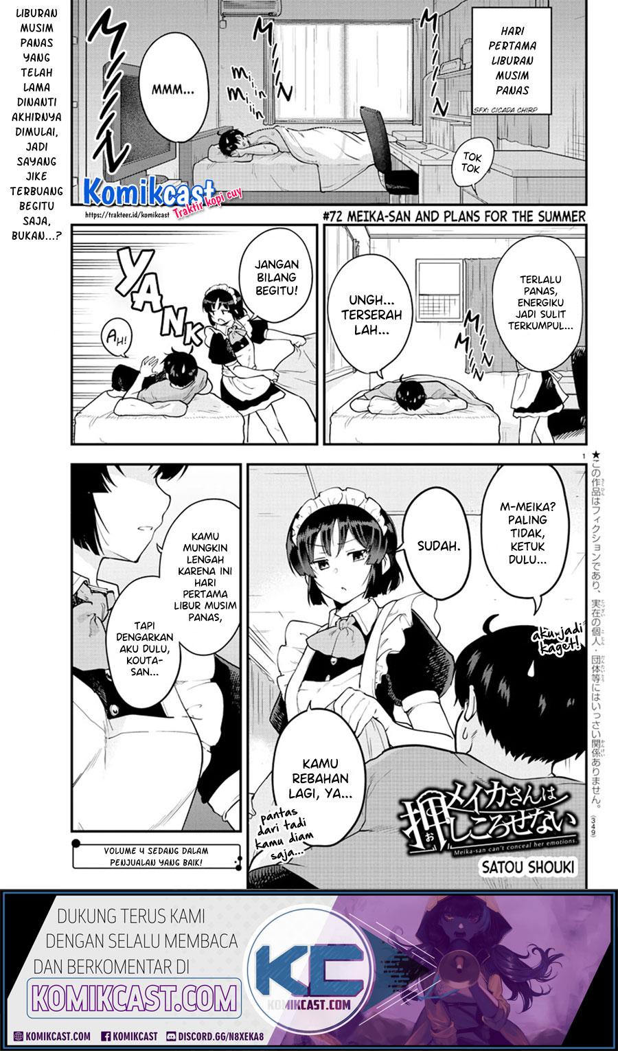 Manga Meika-san Can’t Conceal Her Emotions Chapter 72 gambar 2