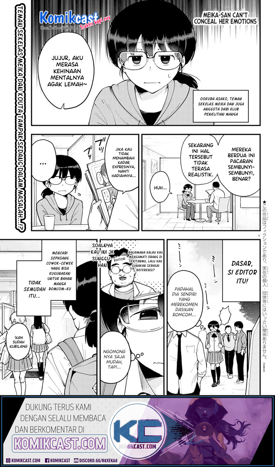 Manga Meika-san Can’t Conceal Her Emotions Chapter 70 gambar 2