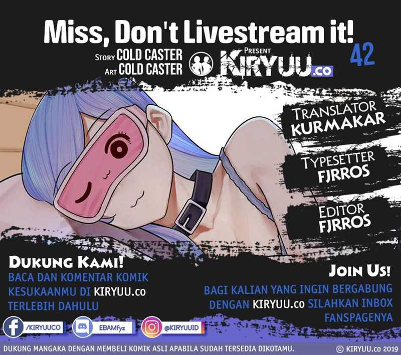 Komik Miss, don’t livestream it! Chapter 42 gambar 1
