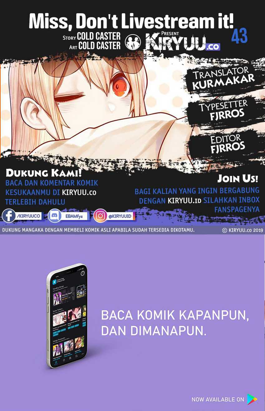 Komik Miss, don’t livestream it! Chapter 43 gambar 1