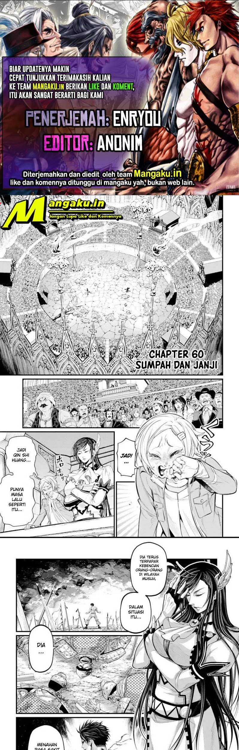 Komik Shuumatsu no Valkyrie Chapter 60 gambar 1