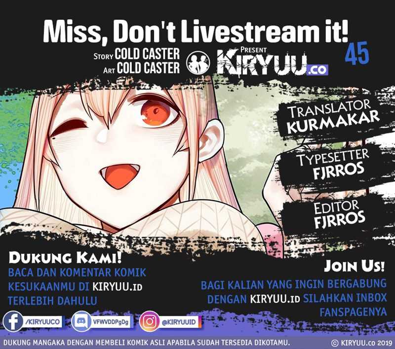 Komik Miss, don’t livestream it! Chapter 45 gambar 1