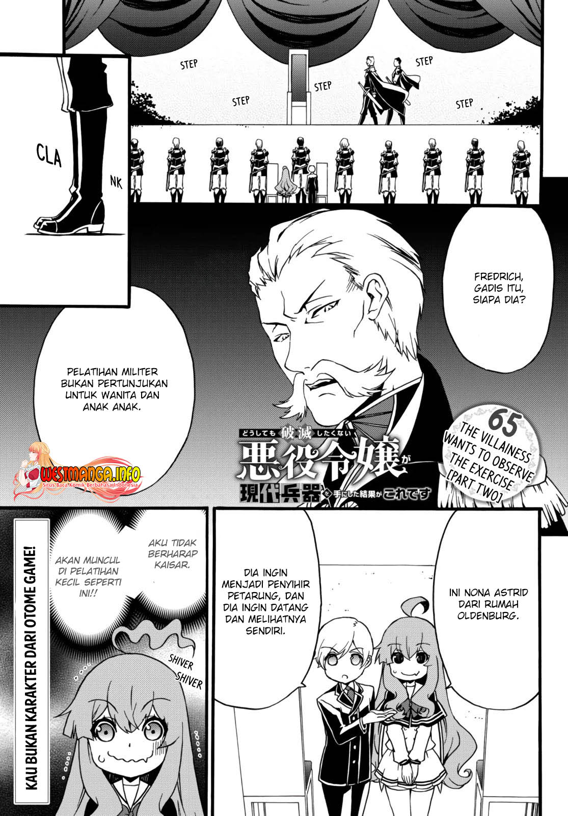 Manga The Villainess Will Crush Her Destruction End Through Modern Firepower Chapter 65 gambar 2