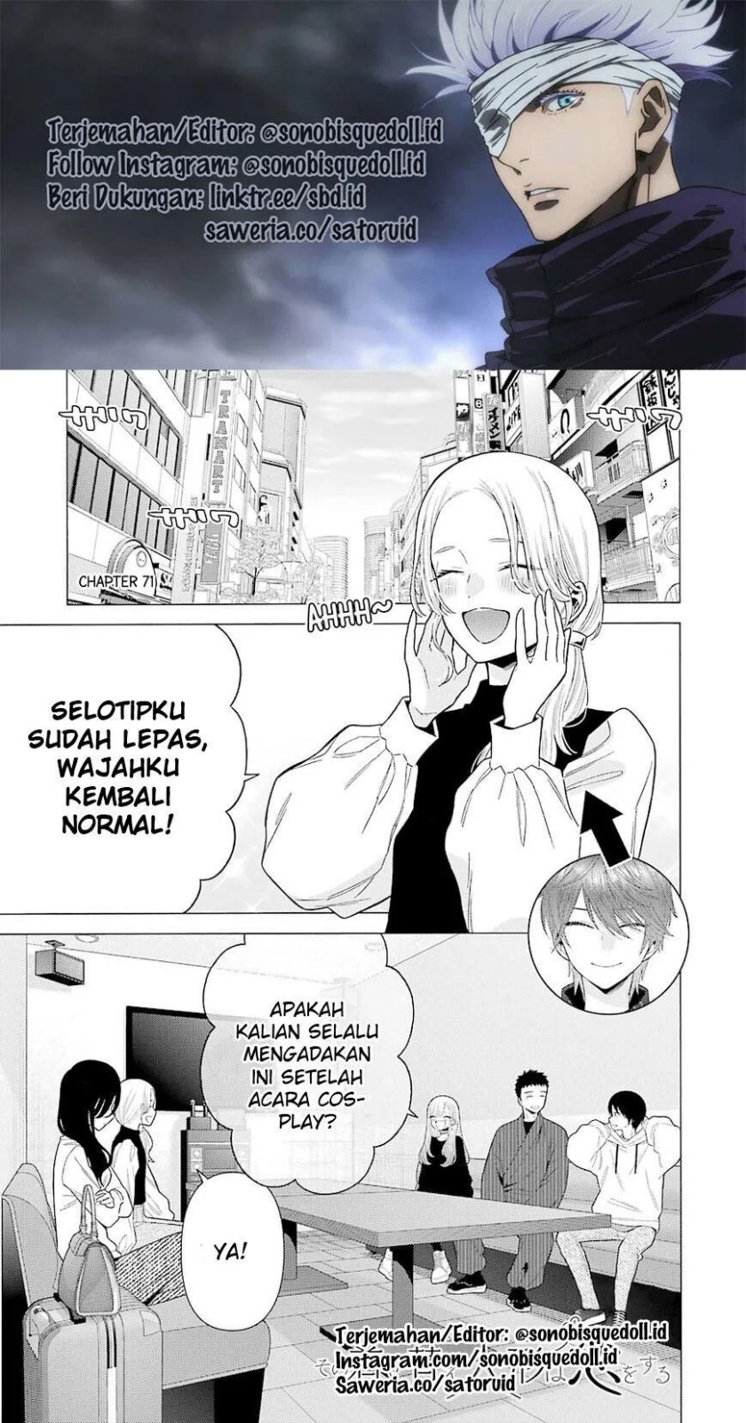 Komik Sono Bisque Doll wa Koi wo suru Chapter 71 gambar 1