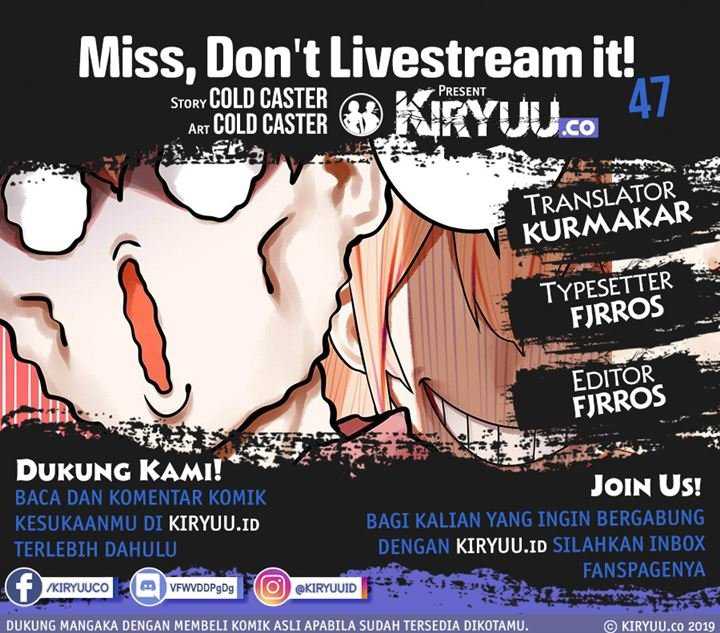 Komik Miss, don’t livestream it! Chapter 46 gambar 1