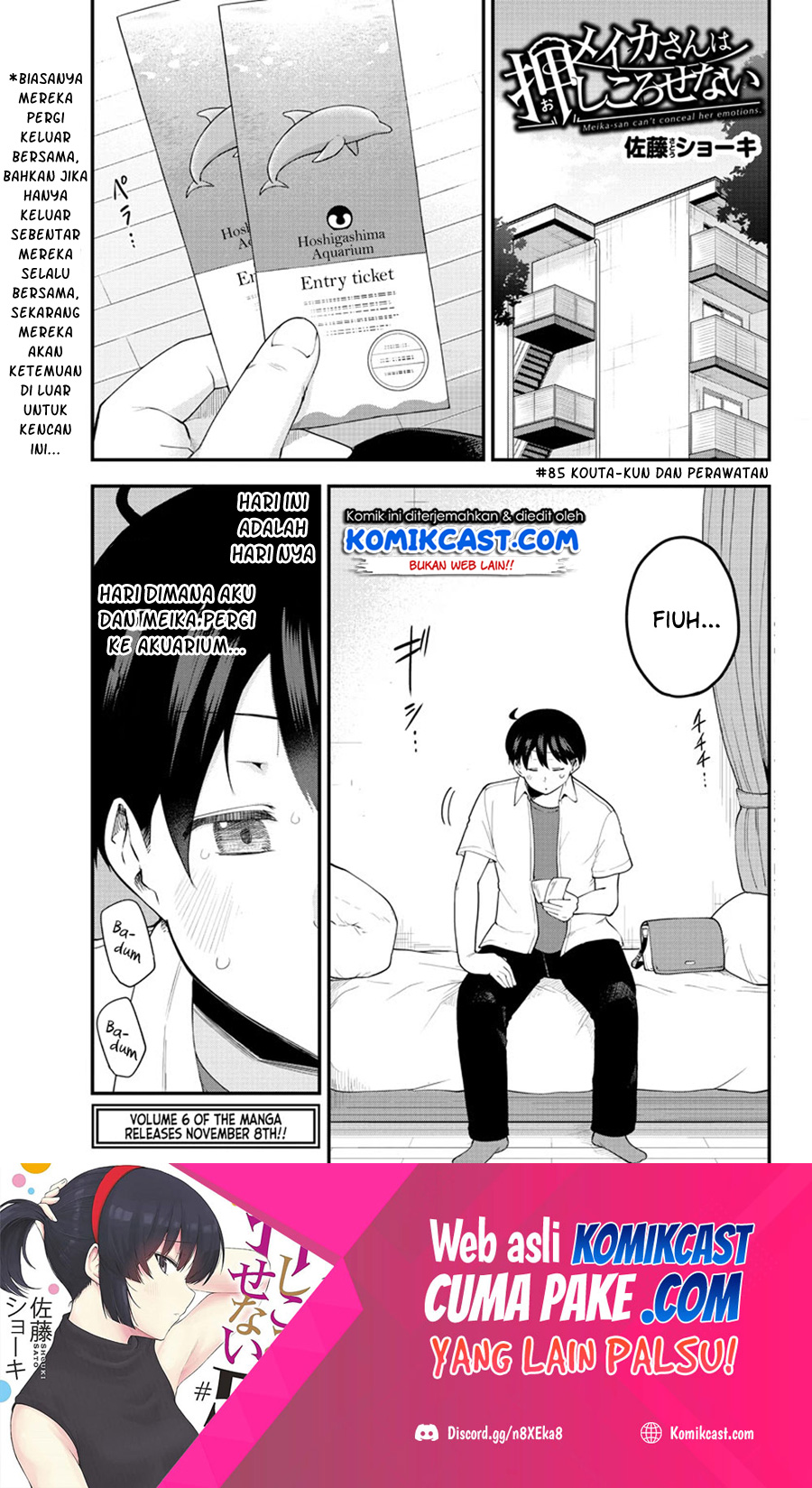 Manga Meika-san Can’t Conceal Her Emotions Chapter 85 gambar 2