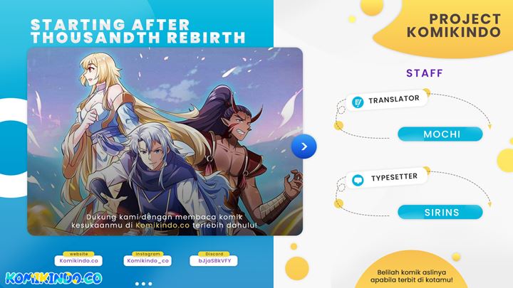 Komik Starting After Thousandth Rebirth Chapter 15 gambar 1