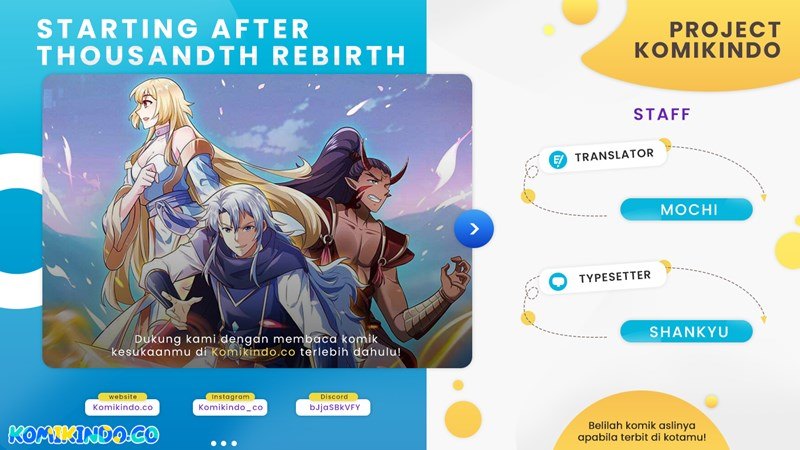 Komik Starting After Thousandth Rebirth Chapter 04 gambar 1