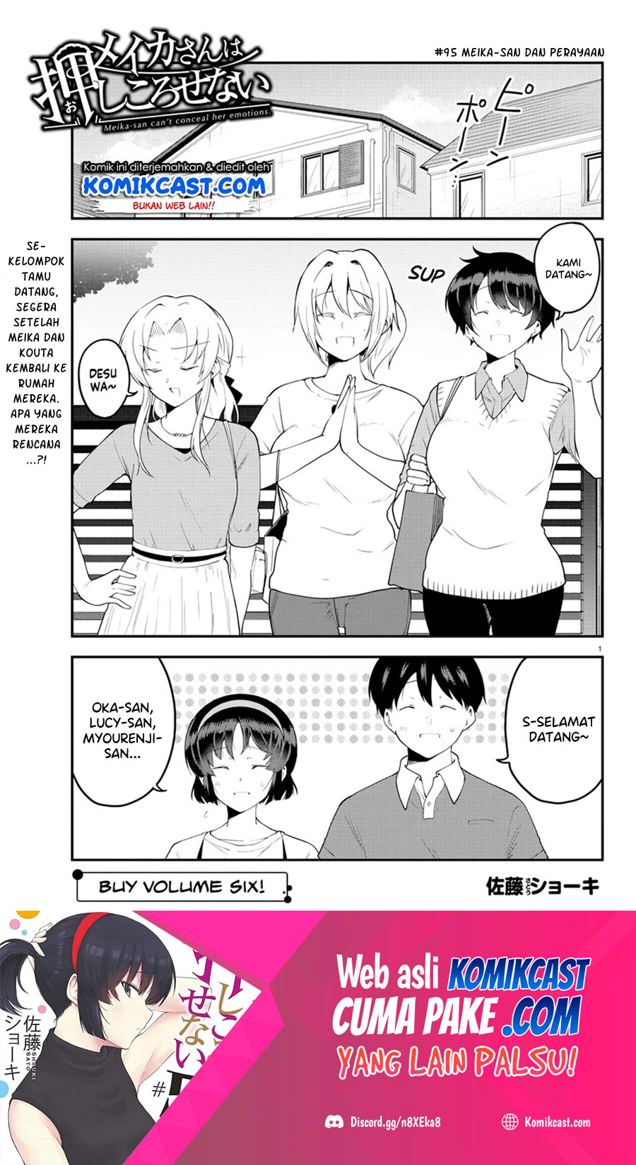 Manga Meika-san Can’t Conceal Her Emotions Chapter 95 gambar 2