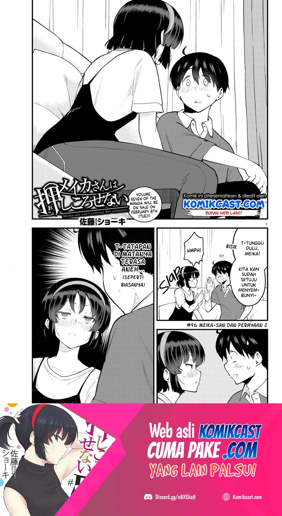 Manga Meika-san Can’t Conceal Her Emotions Chapter 96 gambar 2
