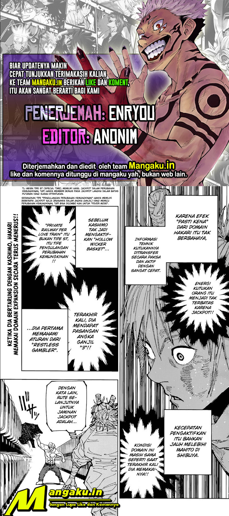 Komik Jujutsu Kaisen Chapter 187 gambar 1