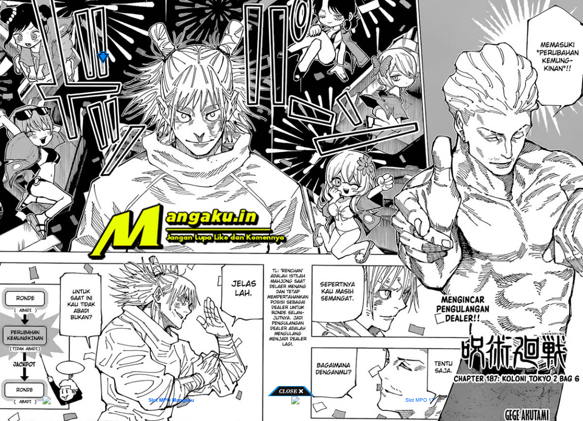 Manga Jujutsu Kaisen Chapter 187 gambar 2