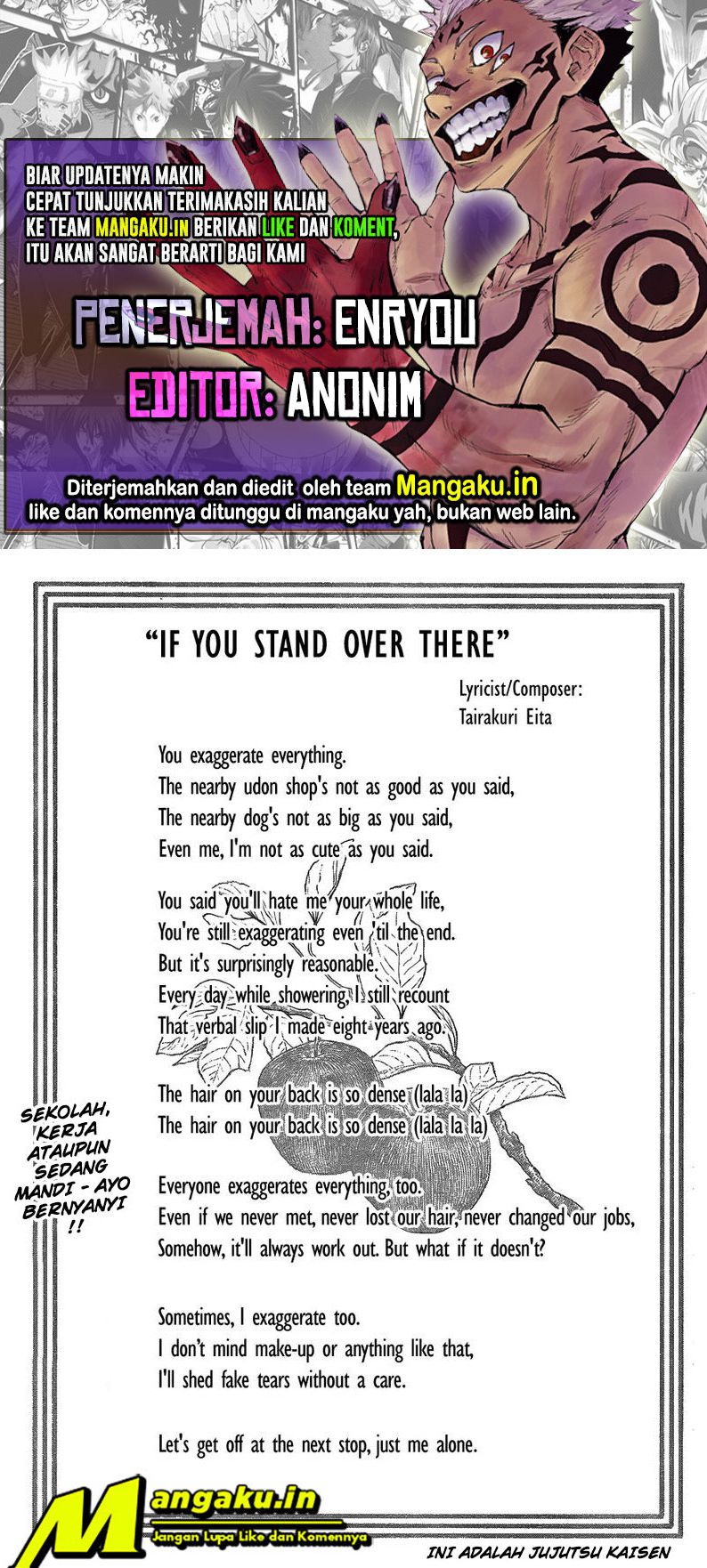Komik Jujutsu Kaisen Chapter 188 gambar 1