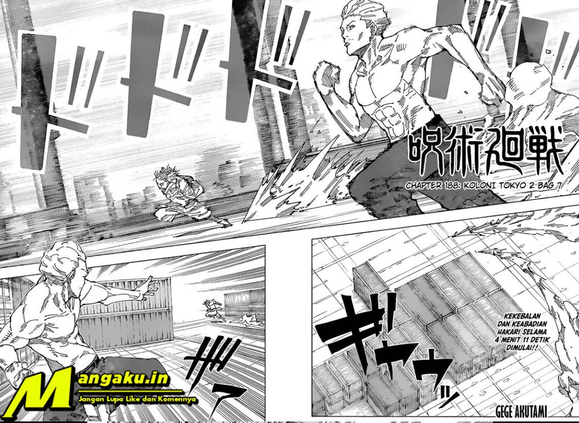 Manga Jujutsu Kaisen Chapter 188 gambar 2