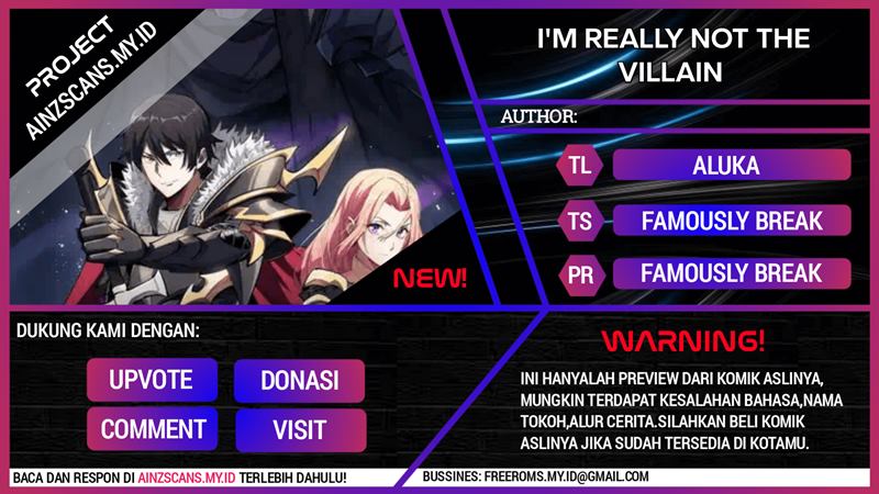 Komik I’m Really Not The Villain Chapter 10 gambar 1