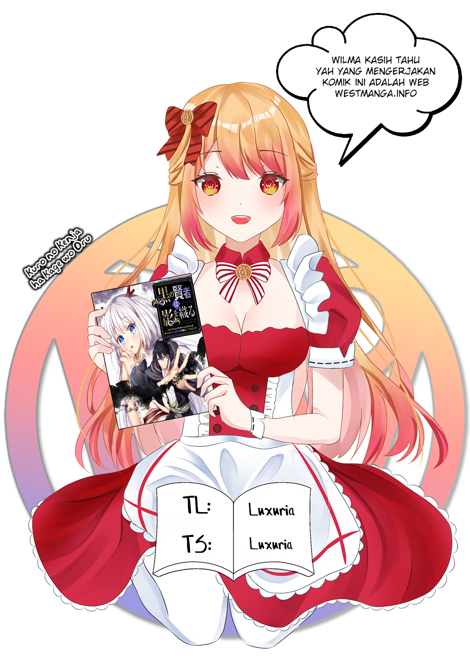 Manga Kuro no Kenja ha Kage wo Oru Chapter 01.2 gambar 2