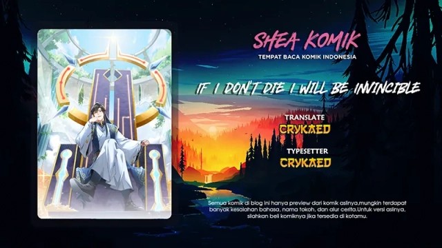Komik If I Don’t Die, I’ll Be Invincible Chapter 01 gambar 1