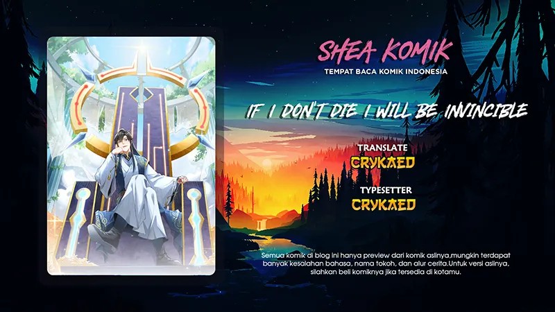 Komik If I Don’t Die, I’ll Be Invincible Chapter 00.1 gambar 1