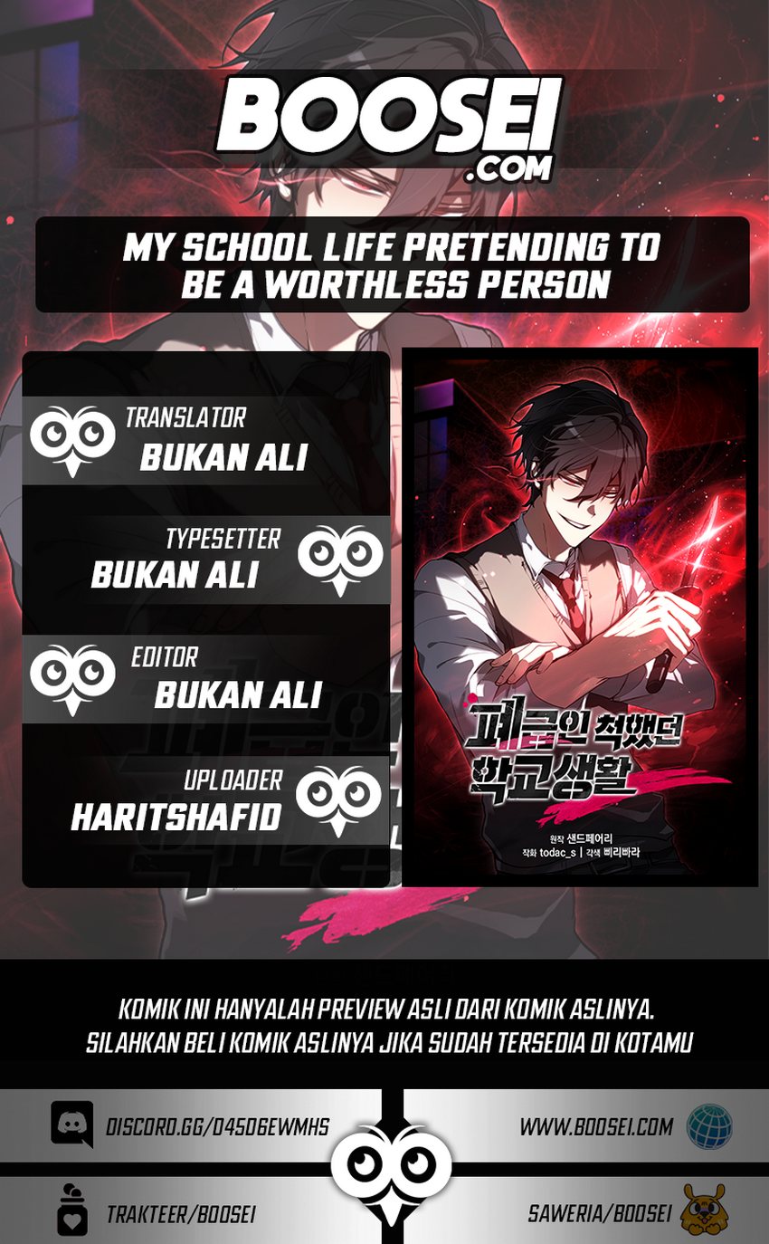 Komik My School Life Pretending to Be a Worthless Person Chapter 01 gambar 1