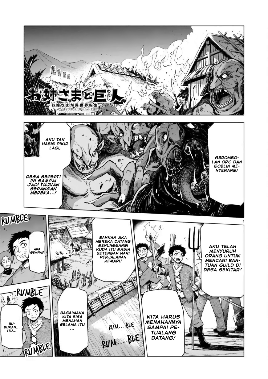 The Onee-sama and the Giant Chapter 02 Gambar 3