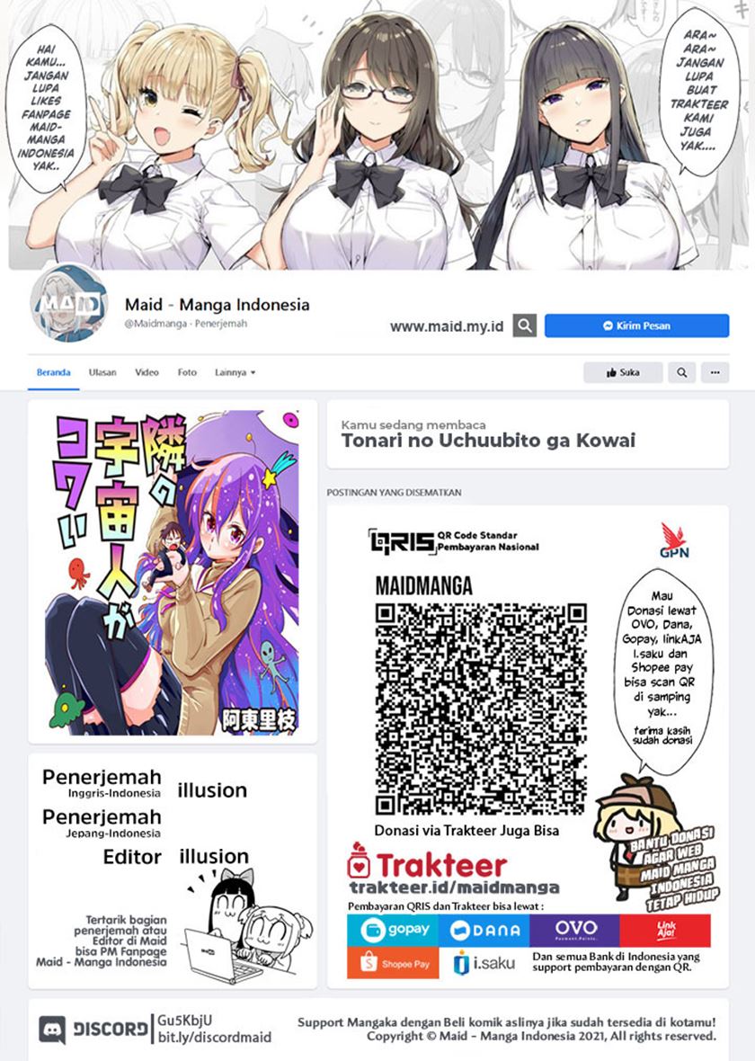 Manga Tonari no Uchuubito ga Kowai Chapter 08 gambar 2