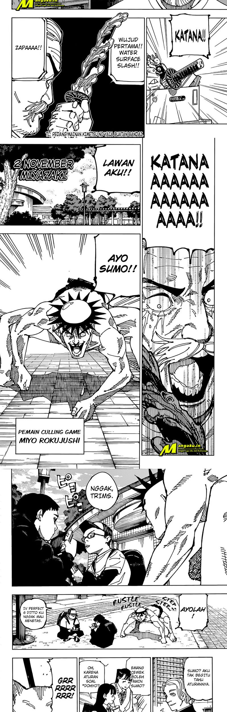 Manga Jujutsu Kaisen Chapter 195 gambar 2